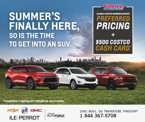 Costco Preferred pricing Chevrolet Chevrolet Buick GMC de l'Île Perrot