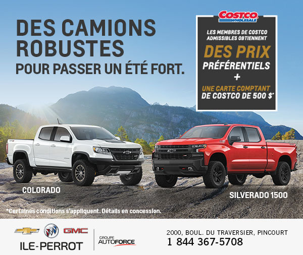 Costco - Prix préférentiel Chevrolet