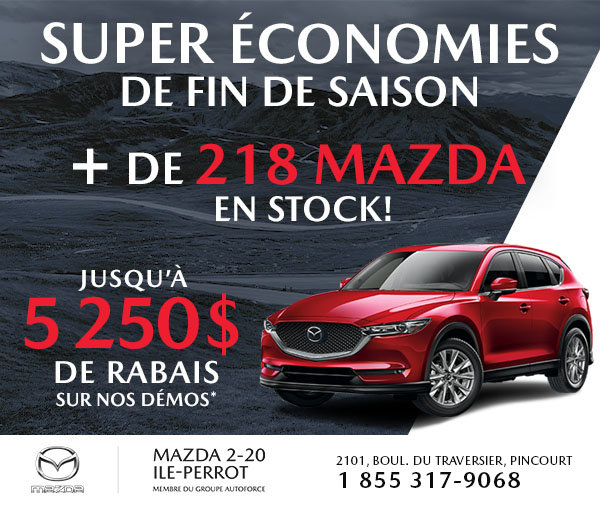Super économies de fin de saison!