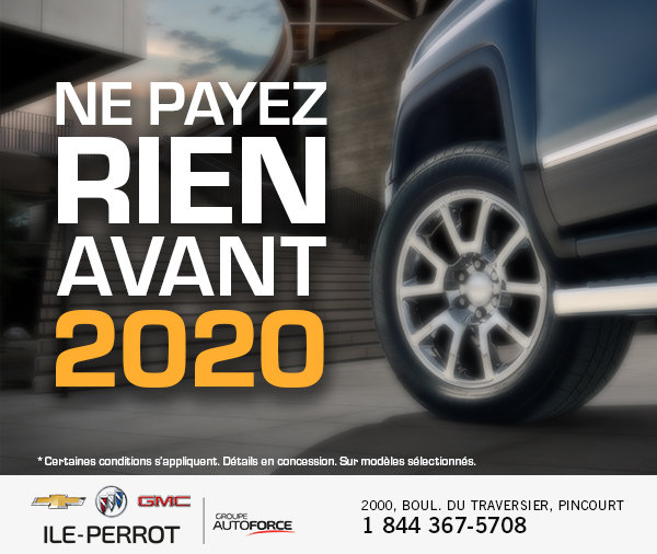 Ne payez rien avant 2020!