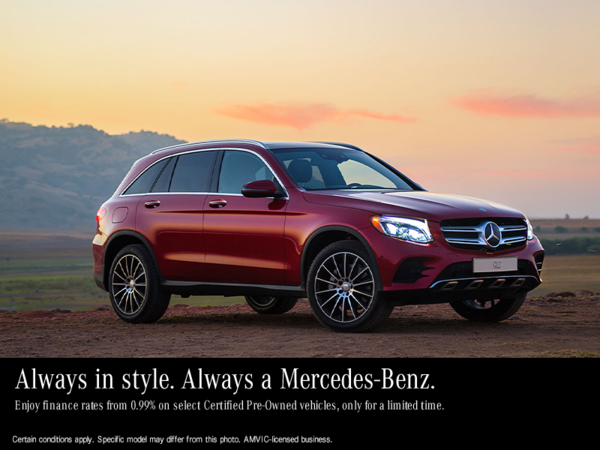 Always in style. Always a Mercedes-Benz.