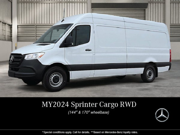 MY2024 Sprinter Cargo RWD 170”