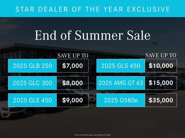 End of Summer Sale