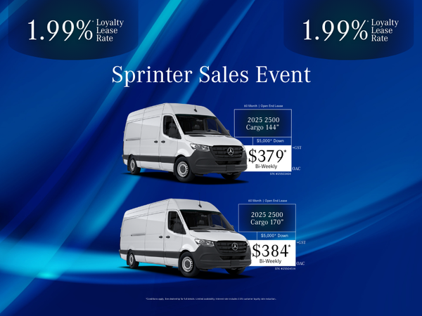 Sprinter Sales Event