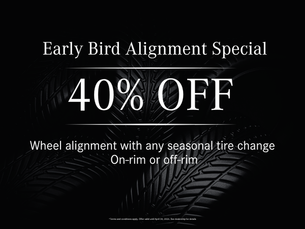 Early Bird Alignment Special