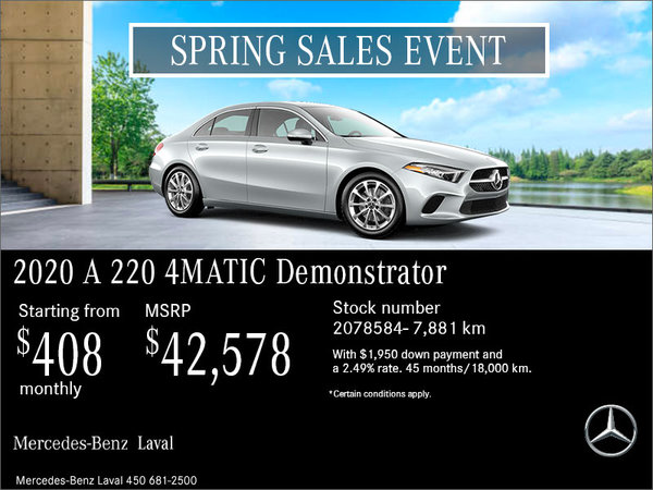 2020 A 220 4MATIC