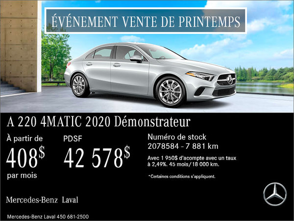 A 220 4MATIC 2020