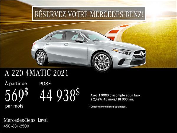 A 220 4MATIC 2021