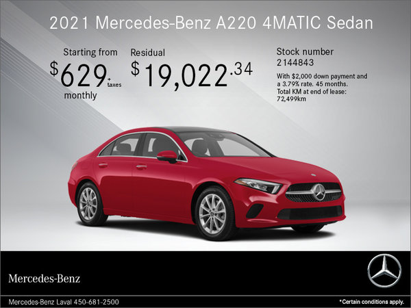 The 2021 Mercedes-Benz A220 4 MATIC