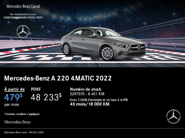 Mercedes-Benz A 220 4MATIC 2022