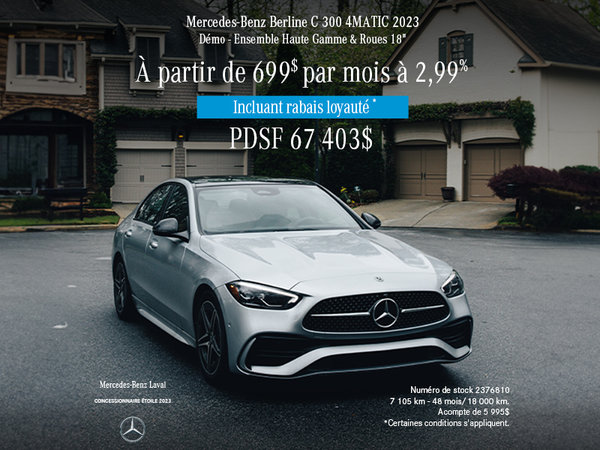 C300 BERLINE 4MATIC 2023