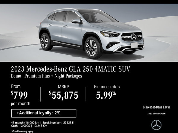 2023 GLA250 4MATIC