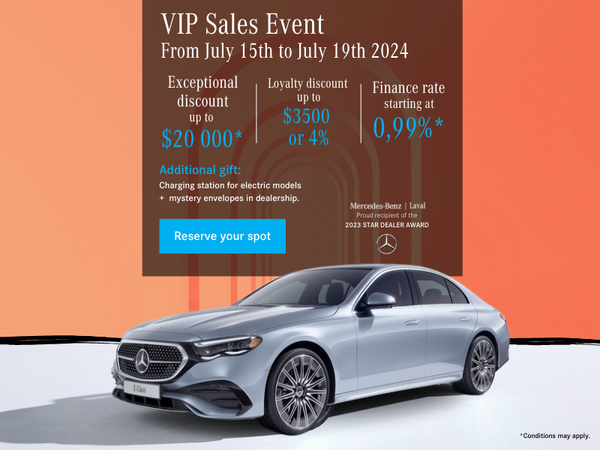 VIP Sales Event