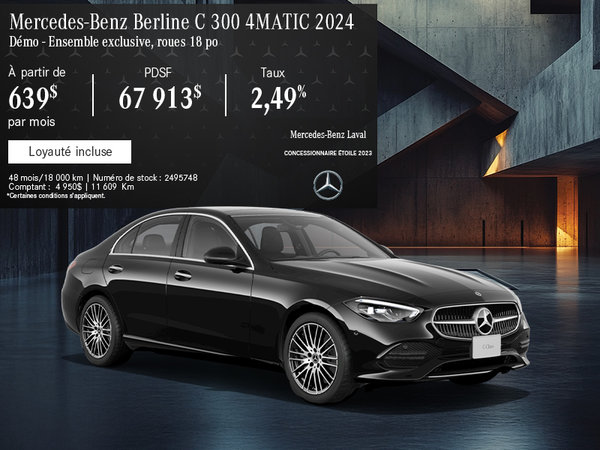 Mercedes-Benz C300 Berline 4MATIC 2024