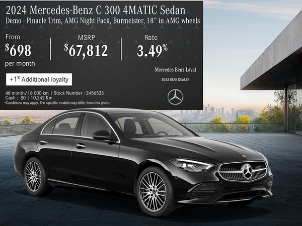 2024 Mercedes-Benz C300 Sedan 4MATIC