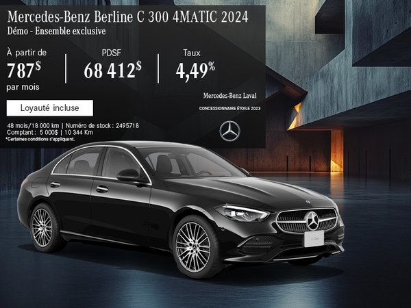 La Mercedes-Benz C300 4MATIC 2023