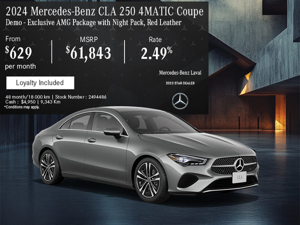 2024 Mercedes-Benz CLA 250 4MATIC Coupe