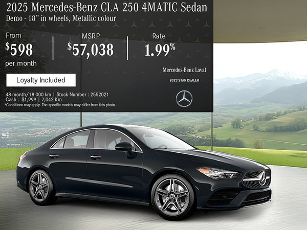 2025 Mercedes-Benz CLA 250 4MATIC