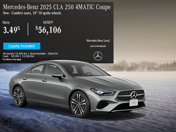 2025 Mercedes-Benz CLA 250 4MATIC Coupe