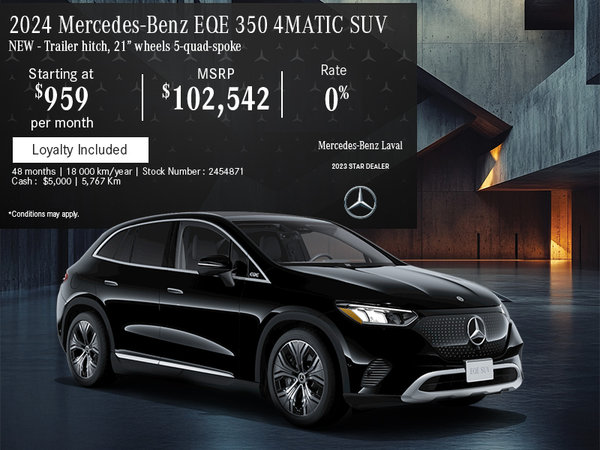 2024 Mercedes-Benz EQE 350 4MATIC SUV