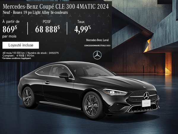 Mercedes-Benz CLE 300 4MATIC Coupé 2024