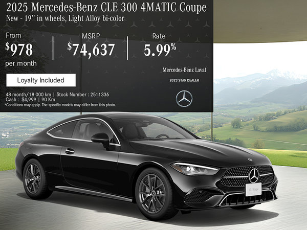 2025 Mercedes-Benz CLE 300 4MATIC Sedan