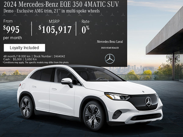 2024 Mercedes-Benz EQE 350 4MATIC SUV