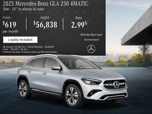 2025 Mercedes-Benz GLA 250 4MATIC