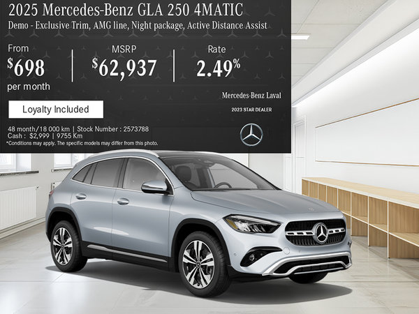 2025 Mercedes-Benz GLA 250 4MATIC