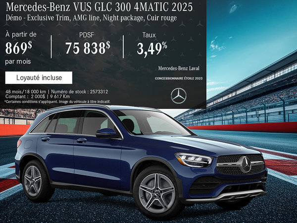 Le Mercedes-Benz GLC 300 4MATIC 2025