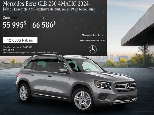Le Mercedes-Benz GLB 250 4MATIC 2024