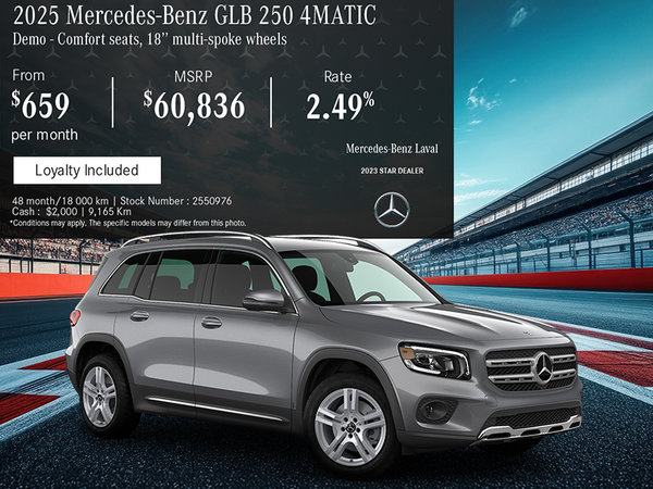 2025 Mercedes-Benz GLB 250 4MATIC