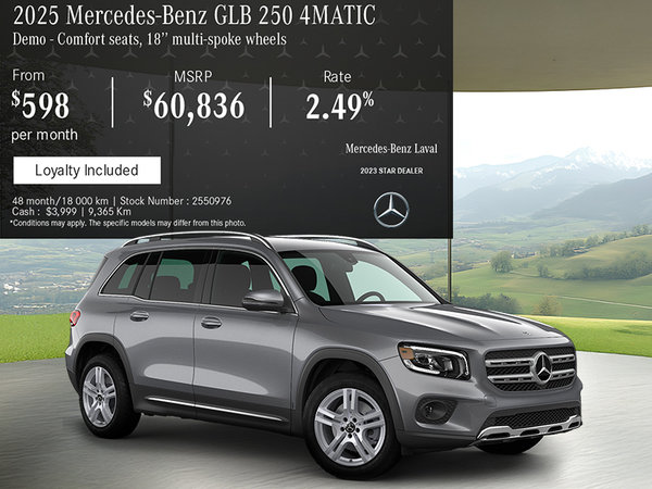 2025 Mercedes-Benz GLB 250 4MATIC