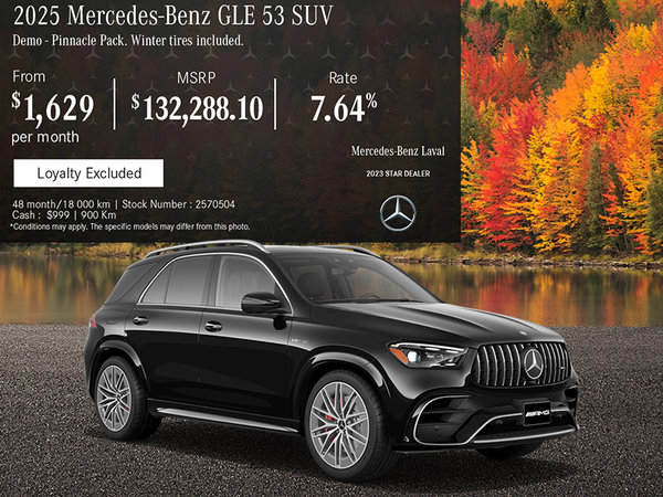 2025 Mercedes-Benz VUS GLE 53