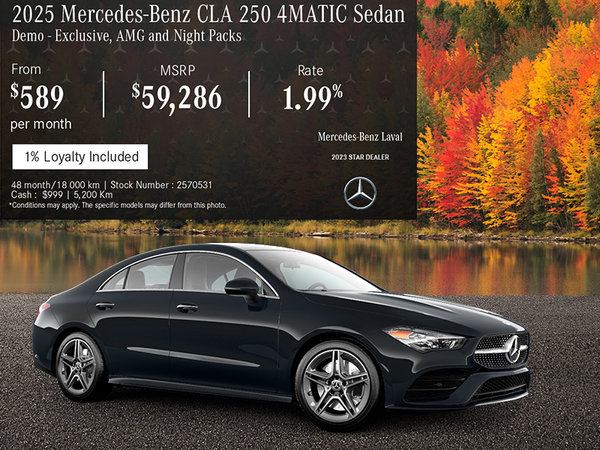 2025 Mercedes-Benz Berline CLA 250 4MATIC