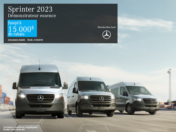 2023 Gas Sprinter Démonstrateur Essence