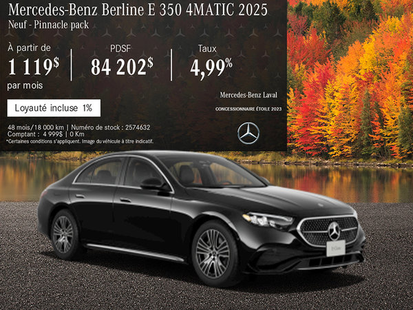 Mercedes-Benz Berline E 350 4MATIC 2025