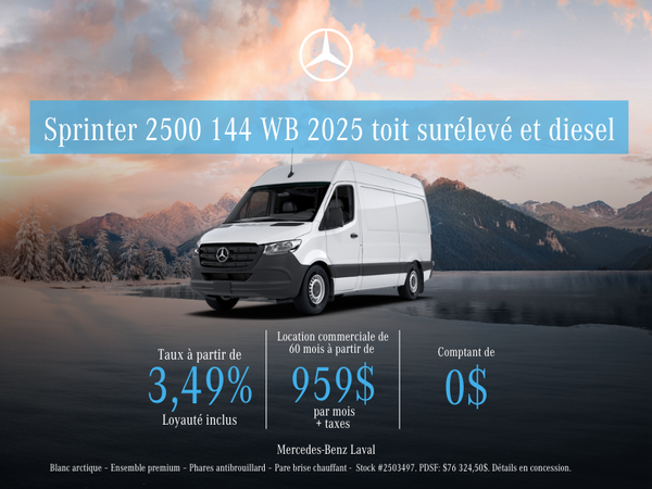 Sprinter 2500 144 WB 2025