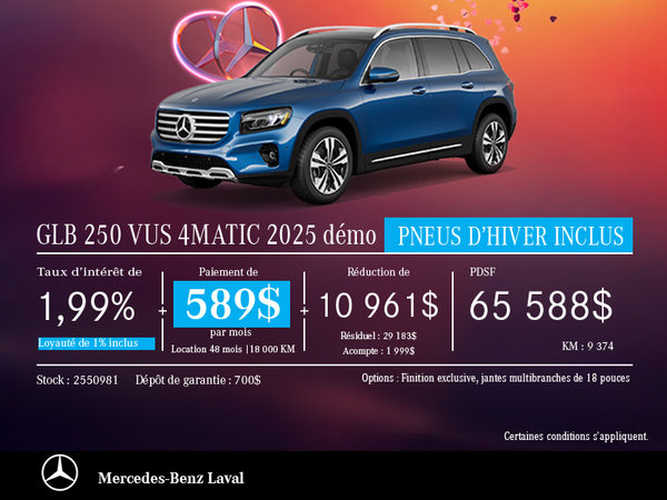 Mercedes-Benz GLB 250 4MATIC 2025