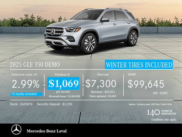 2025 GLE 350 DEMO