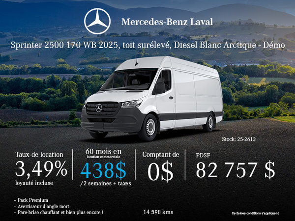 Sprinter 2500 170 WB 2025 (Démo)