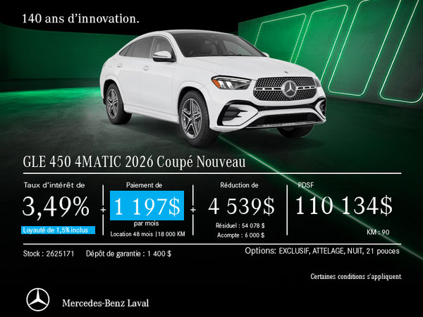 GLE 450 Coupé 4MATIC 2026