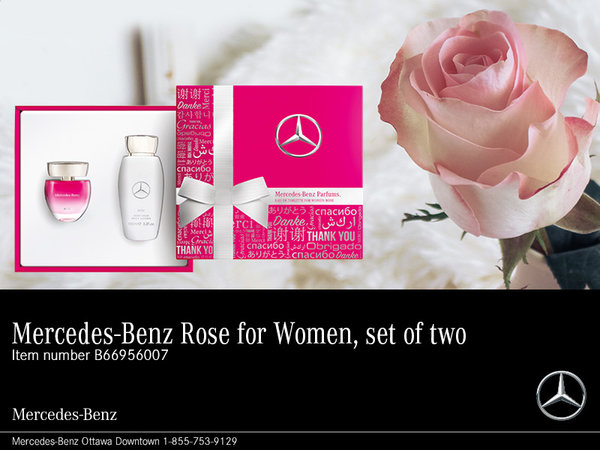 Mercedes-Benz Rose for Women, set of two