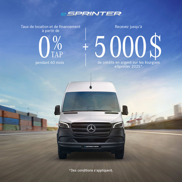 Drive the 2025 eSprinter