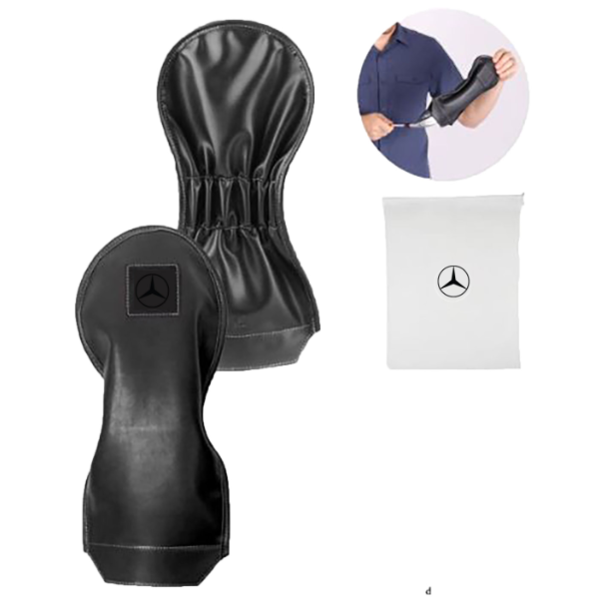 Couvre-tête de bâton de golf en cuir, noir
