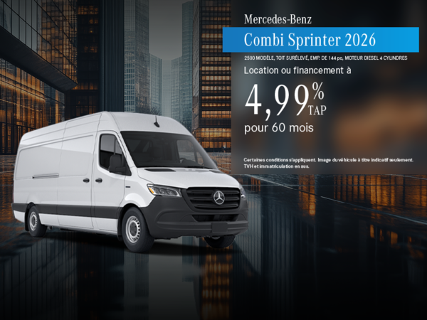 Fourgon Combi Sprinter 2026