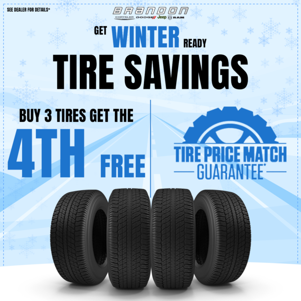 Buy 3 Tires, Get the 4th Free!