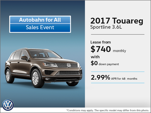 Get the 2017 Touareg Today!