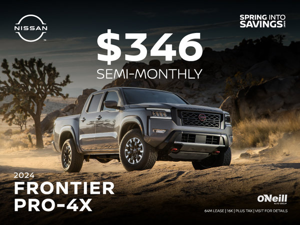 Get the 2024 Nissan Frontier Today!