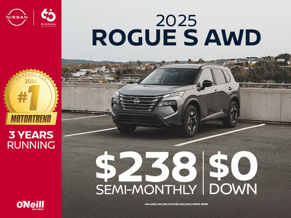 The 2025 Nissan Rogue S AWD